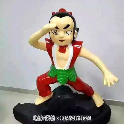 玻璃鋼葫蘆二娃雕塑 玻璃鋼葫蘆二娃雕塑