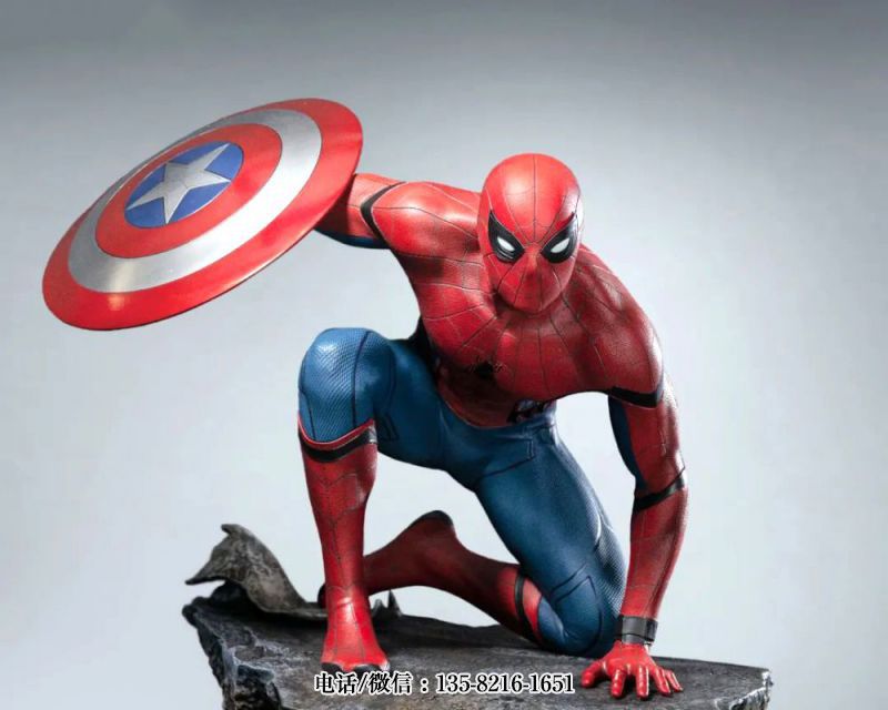 拿盾牌的蜘蛛俠 拿盾牌的蜘蛛俠