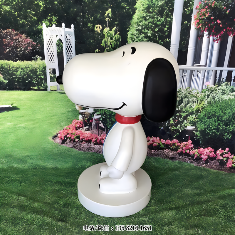 玻璃鋼Snoopy雕塑 玻璃鋼Snoopy雕塑
