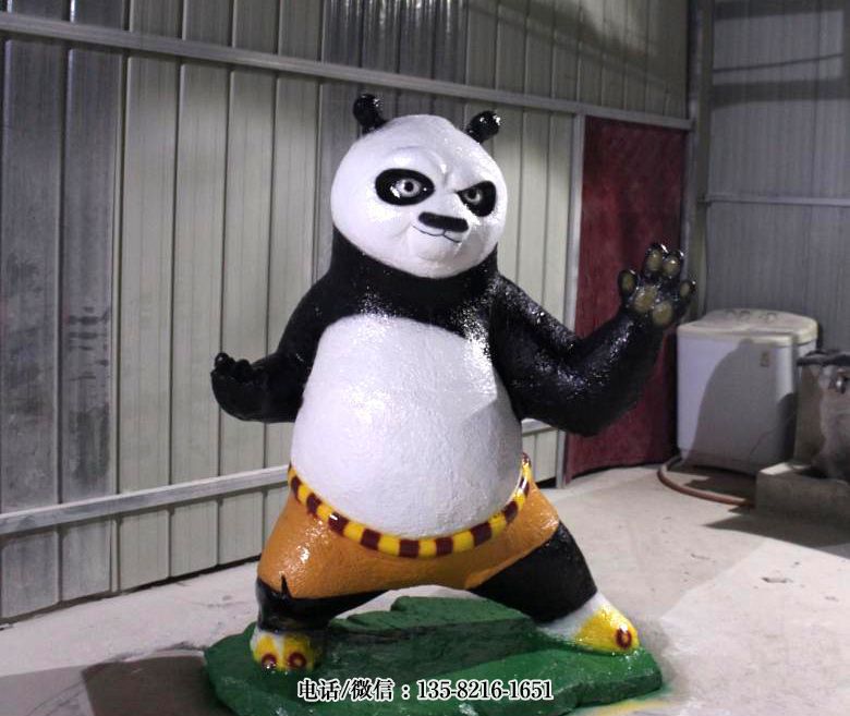 起手式功夫熊貓雕塑 起手式功夫熊貓雕塑