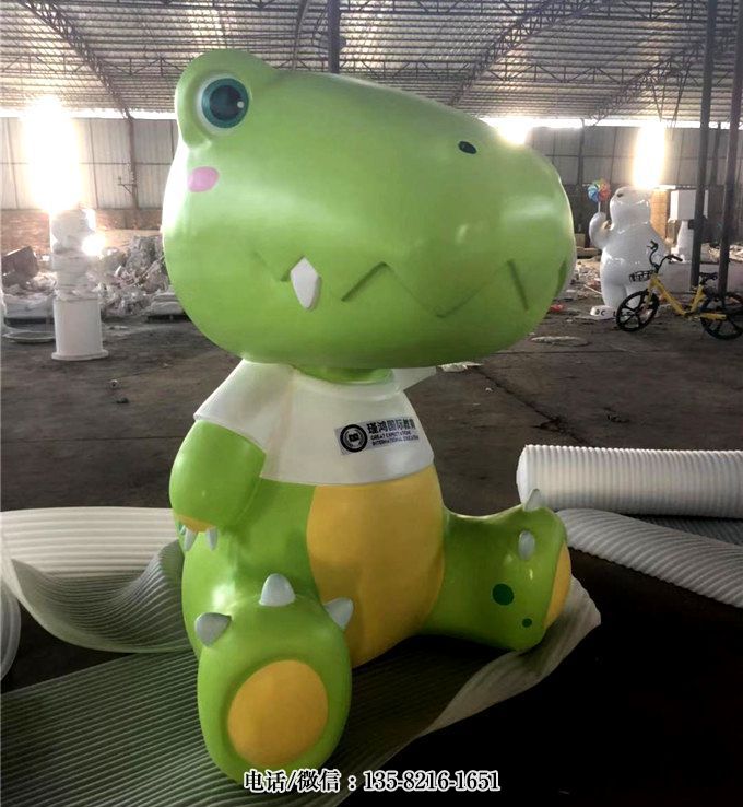 玻璃鋼卡通恐龍公仔 玻璃鋼卡通恐龍公仔