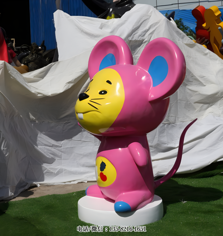 玻璃鋼卡通老鼠公仔 玻璃鋼卡通老鼠公仔