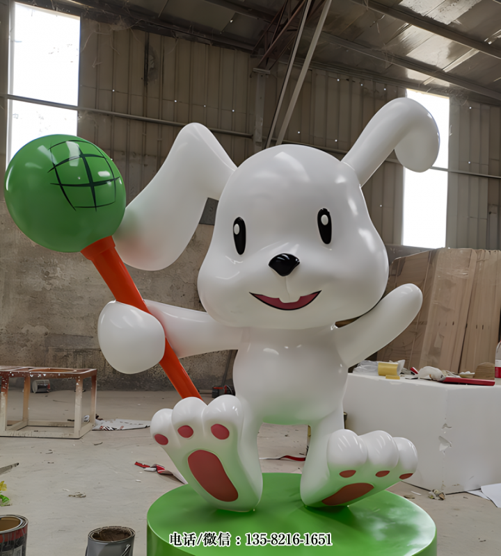 卡通兔子造型動(dòng)物形象雕塑 卡通兔子造型動(dòng)物形象雕塑