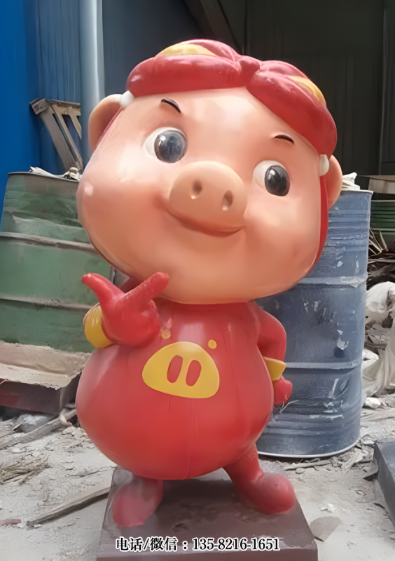 豬豬俠動(dòng)漫卡通豬雕塑 (3) 豬豬俠動(dòng)漫卡通豬雕塑 (3)