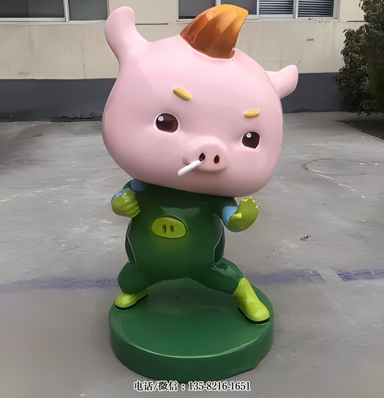 豬豬俠動(dòng)漫卡通豬雕塑 (4) 豬豬俠動(dòng)漫卡通豬雕塑 (4)
