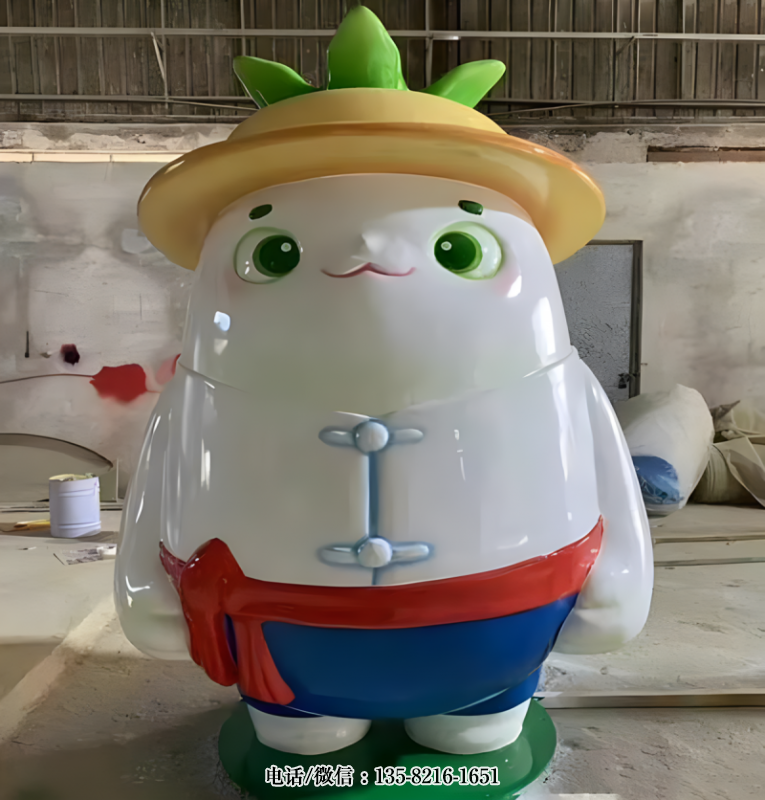 玻璃鋼蘿卜公仔卡通雕塑 玻璃鋼蘿卜公仔卡通雕塑