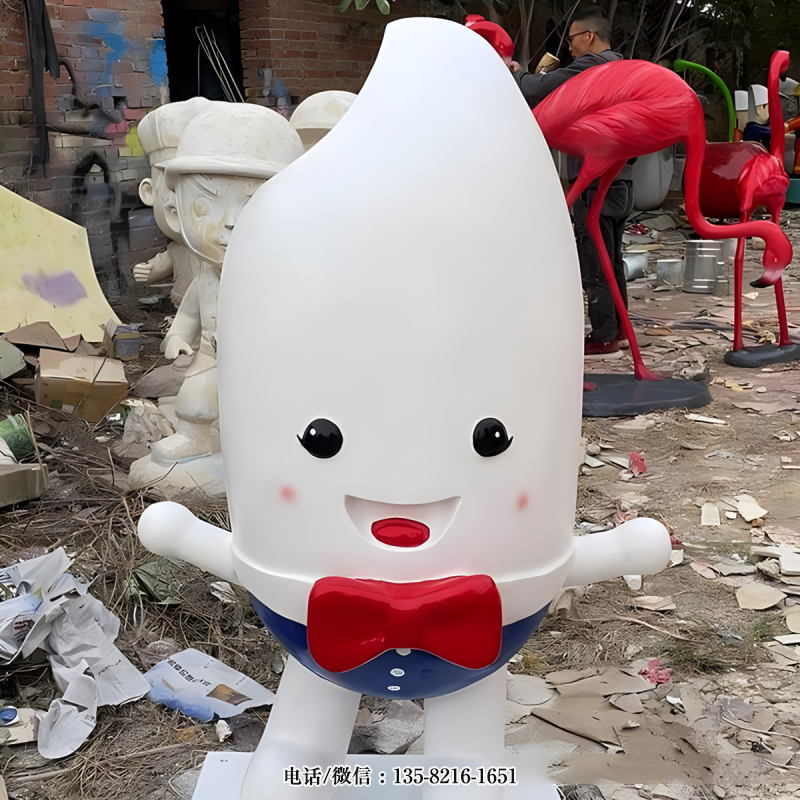 玻璃鋼大米公仔雕塑 (6) 玻璃鋼大米公仔雕塑 (6)