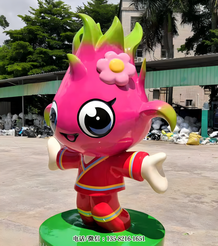 玻璃鋼卡通火龍果 玻璃鋼卡通火龍果