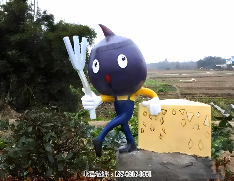 藍(lán)莓采摘園卡通公仔 藍(lán)莓采摘園卡通公仔