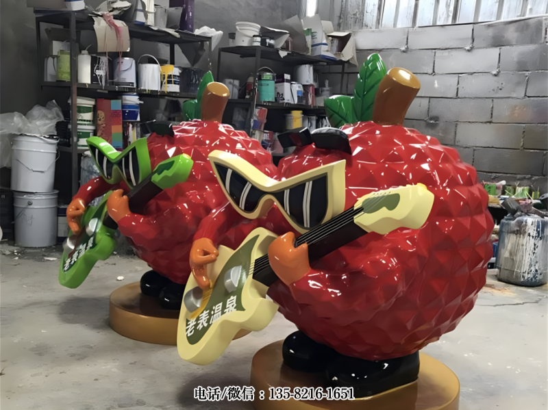 彈吉他的荔枝公仔 彈吉他的荔枝公仔