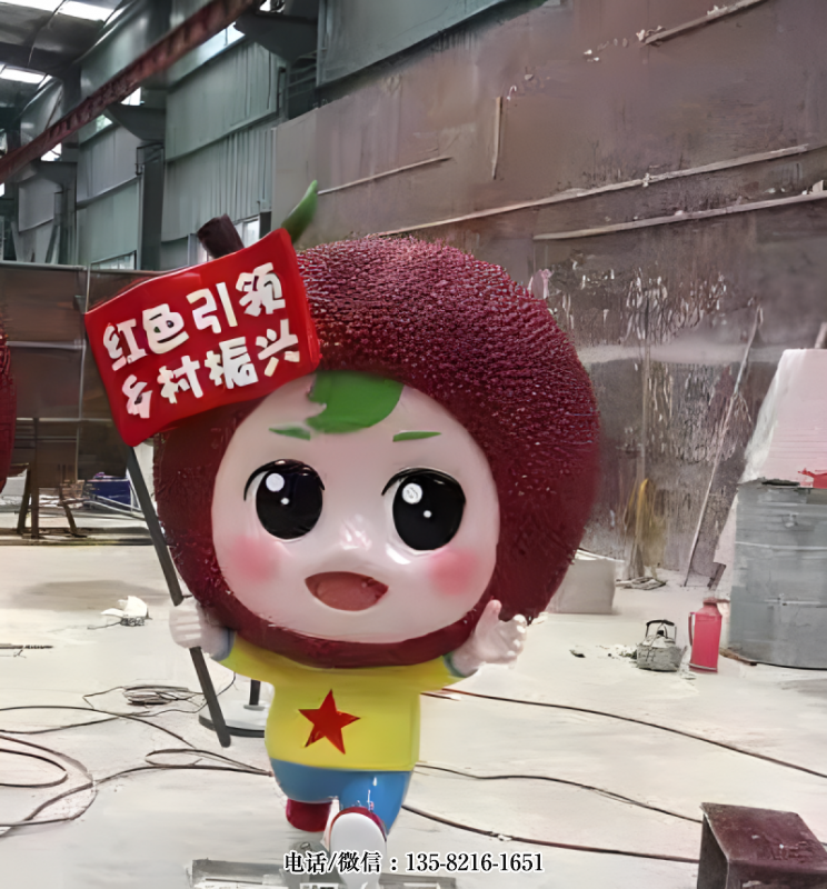 玻璃鋼卡通梅子雕塑公仔 (1) 玻璃鋼卡通梅子雕塑公仔 (1)