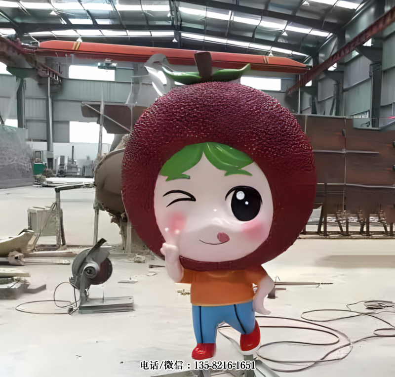 玻璃鋼卡通梅子雕塑公仔 (3) 玻璃鋼卡通梅子雕塑公仔 (3)