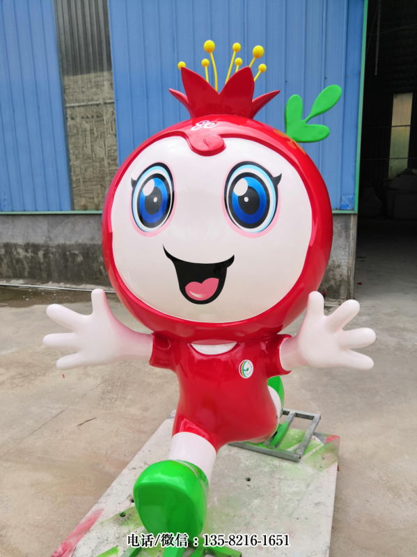 玻璃鋼卡通石榴公仔 (4) 玻璃鋼卡通石榴公仔 (4)