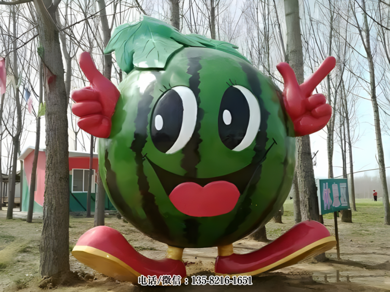 玻璃鋼卡通西瓜公仔 (1) 玻璃鋼卡通西瓜公仔 (1)