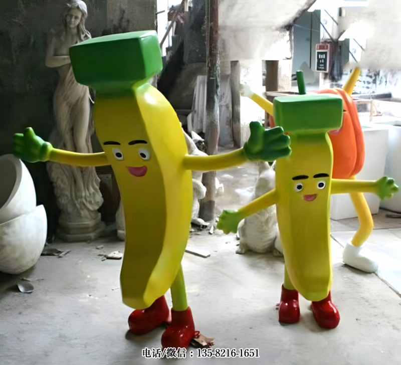 玻璃鋼卡通香蕉雕塑 (2) 玻璃鋼卡通香蕉雕塑 (2)