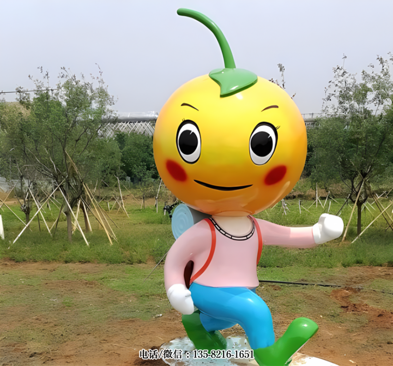 玻璃鋼櫻桃卡通雕塑公仔 (2) 玻璃鋼櫻桃卡通雕塑公仔 (2)