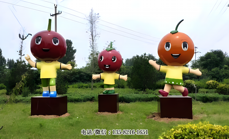 玻璃鋼櫻桃卡通雕塑公仔 (4) 玻璃鋼櫻桃卡通雕塑公仔 (4)