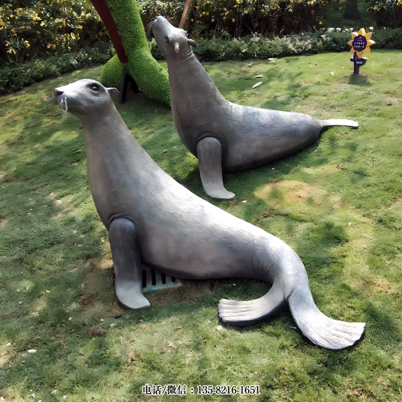 玻璃鋼仿真海豹雕塑 (1) 玻璃鋼仿真海豹雕塑 (1)