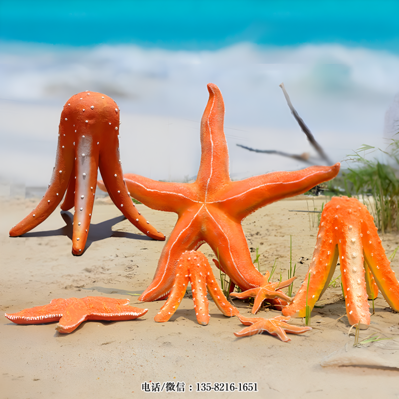 玻璃鋼仿真海星雕塑 (3) 玻璃鋼仿真海星雕塑 (3)
