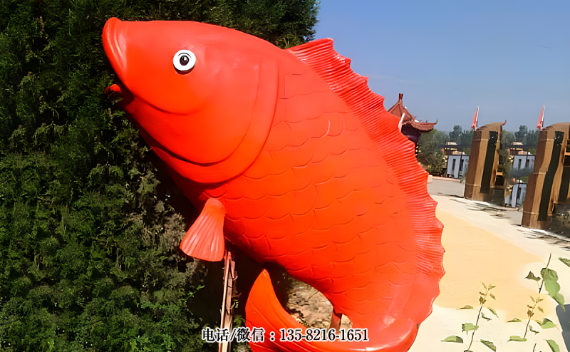 玻璃鋼仿真鯉魚雕塑 (3) 玻璃鋼仿真鯉魚雕塑 (3)