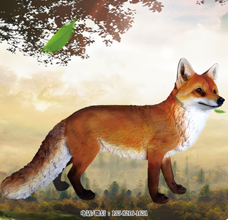 玻璃鋼仿真狐貍雕塑 (1) 玻璃鋼仿真狐貍雕塑 (1)