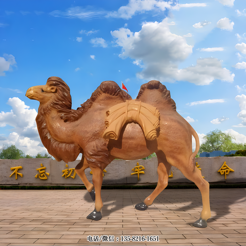 玻璃鋼仿真駱駝雕塑 (1) 玻璃鋼仿真駱駝雕塑 (1)