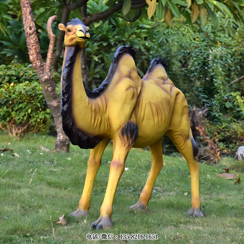玻璃鋼仿真駱駝雕塑 (2)