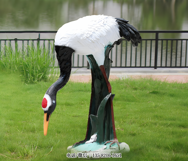 玻璃鋼仿真仙鶴雕塑 (3) 玻璃鋼仿真仙鶴雕塑 (3)