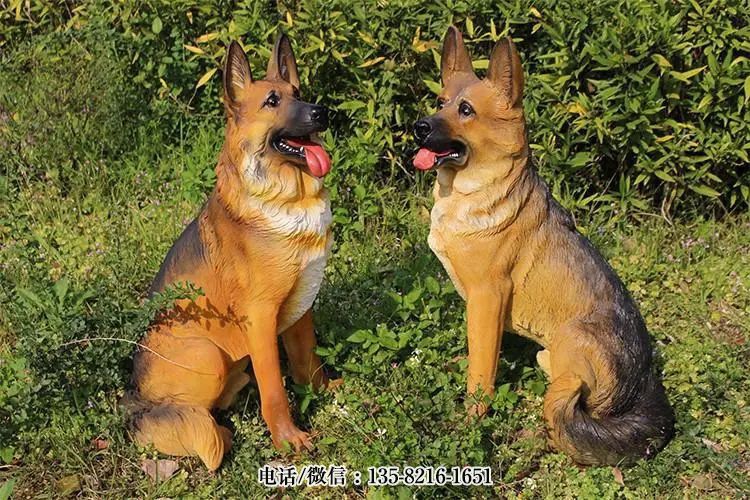 玻璃鋼仿真狗雕塑 (1)