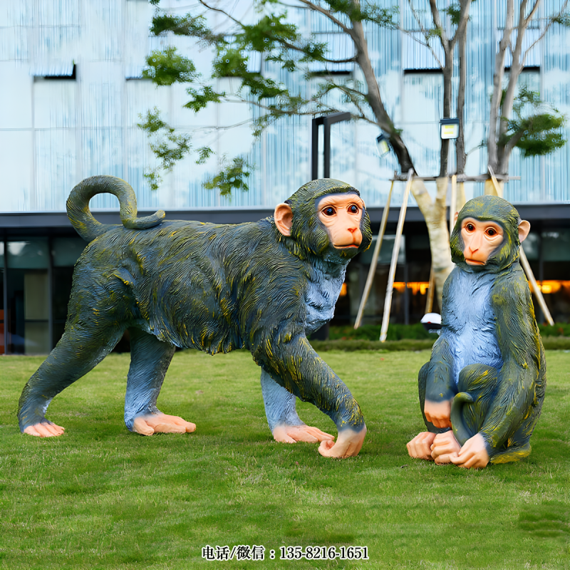玻璃鋼仿真猴子雕塑 (1) 玻璃鋼仿真猴子雕塑 (1)