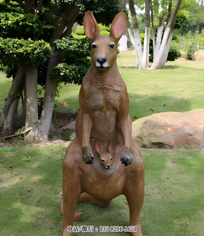 玻璃鋼仿真袋鼠雕塑 (1) 玻璃鋼仿真袋鼠雕塑 (1)