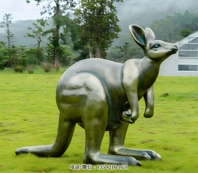 玻璃鋼仿真袋鼠雕塑 (5) 玻璃鋼仿真袋鼠雕塑 (5)