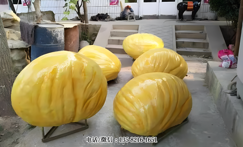 板栗果肉仿真玻璃鋼雕塑 板栗果肉仿真玻璃鋼雕塑