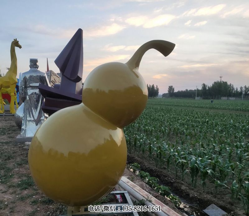 玻璃鋼仿真葫蘆雕塑 (1) 玻璃鋼仿真葫蘆雕塑 (1)