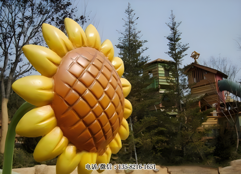 玻璃鋼仿真向日葵雕塑 (1) 玻璃鋼仿真向日葵雕塑 (1)