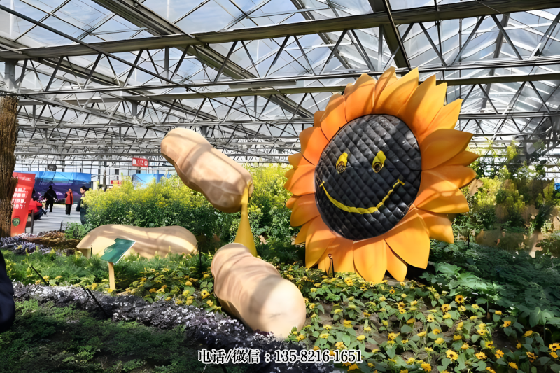 玻璃鋼仿真向日葵雕塑 (3) 玻璃鋼仿真向日葵雕塑 (3)