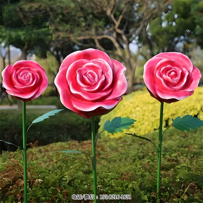 玻璃鋼仿真月季花雕塑 (1) 玻璃鋼仿真月季花雕塑 (1)