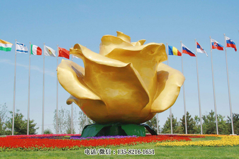 玻璃鋼仿真月季花雕塑 (2) 玻璃鋼仿真月季花雕塑 (2)