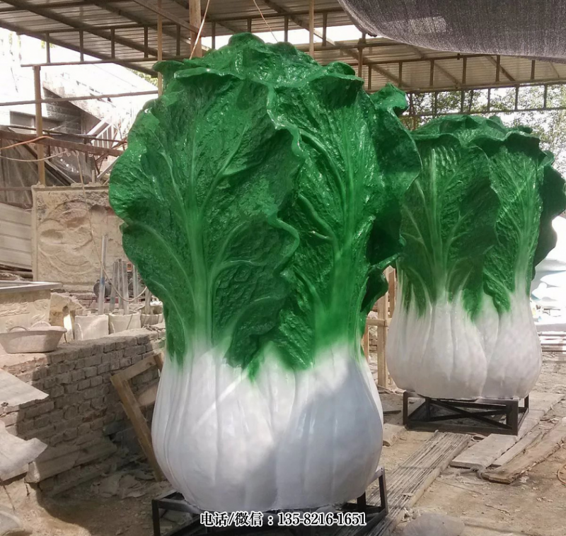 玻璃鋼仿真白菜雕塑 (4) 玻璃鋼仿真白菜雕塑 (4)