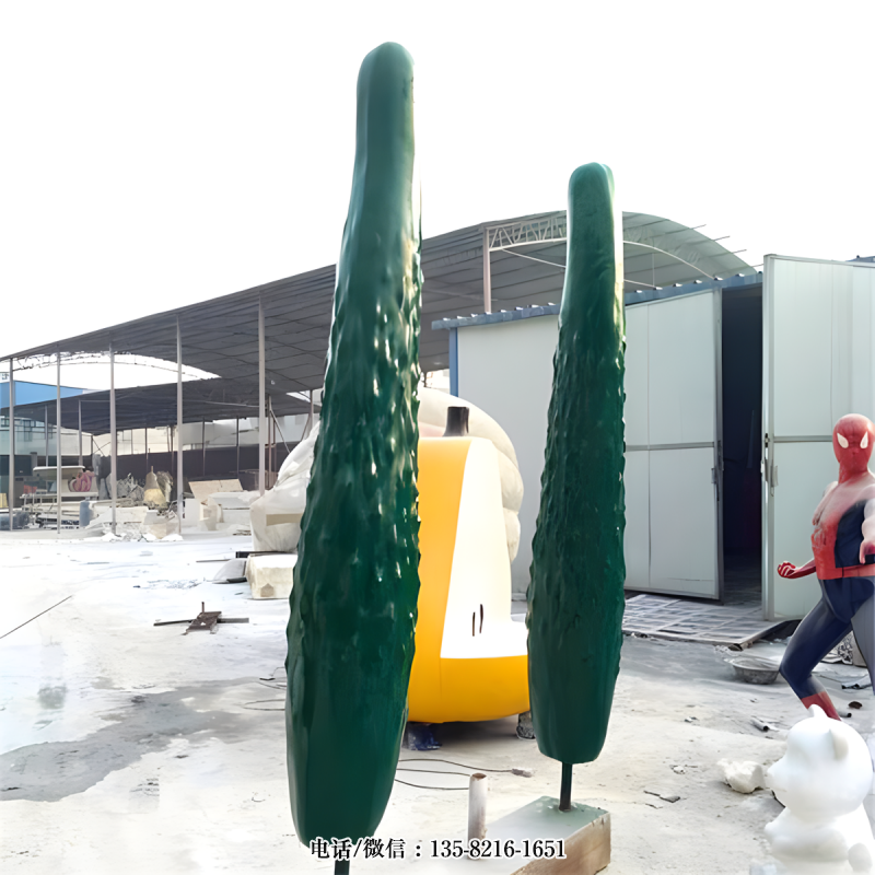 玻璃鋼仿真黃瓜雕塑 (1) 玻璃鋼仿真黃瓜雕塑 (1)