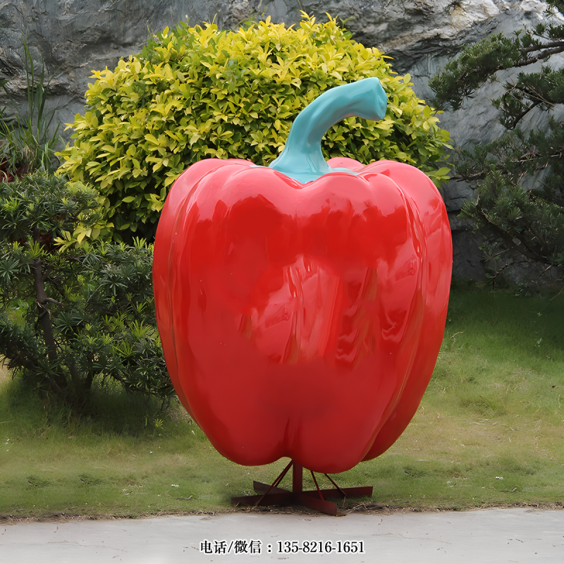 玻璃鋼仿真辣椒雕塑 玻璃鋼仿真辣椒雕塑