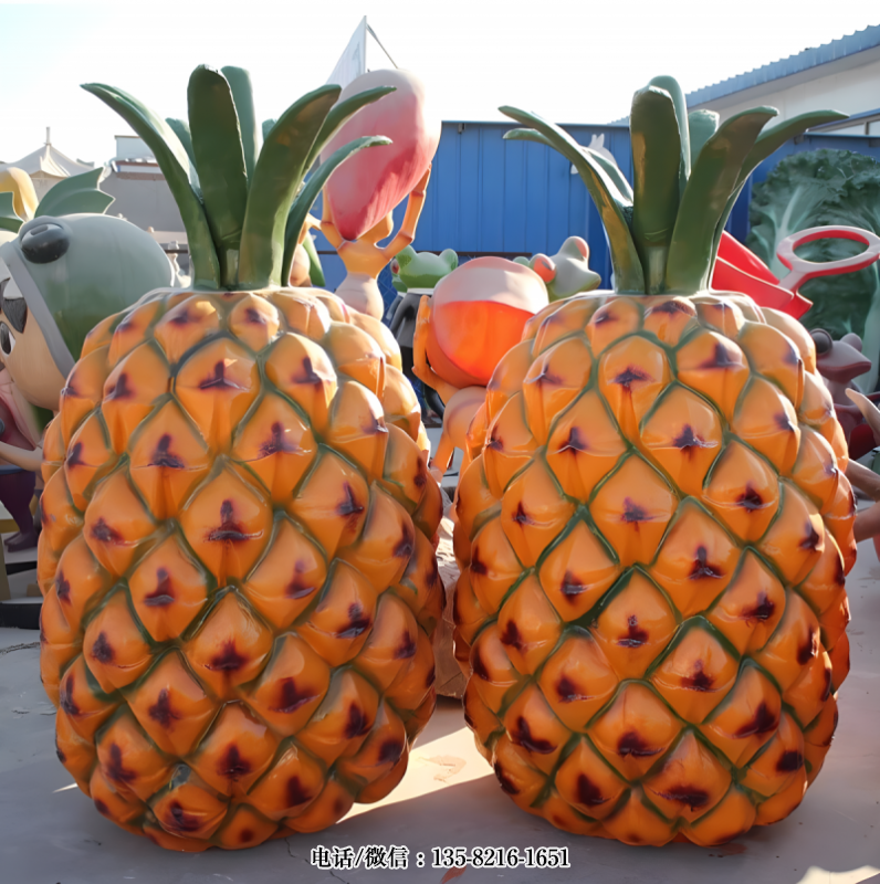 玻璃鋼仿真菠蘿雕塑 (1) 玻璃鋼仿真菠蘿雕塑 (1)