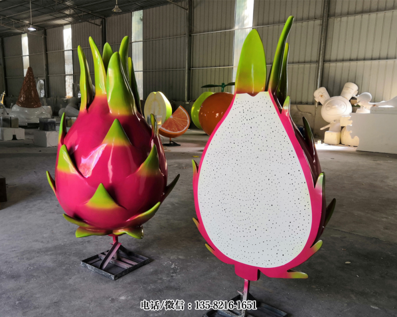 玻璃鋼仿真火龍果雕塑 (2) 玻璃鋼仿真火龍果雕塑 (2)