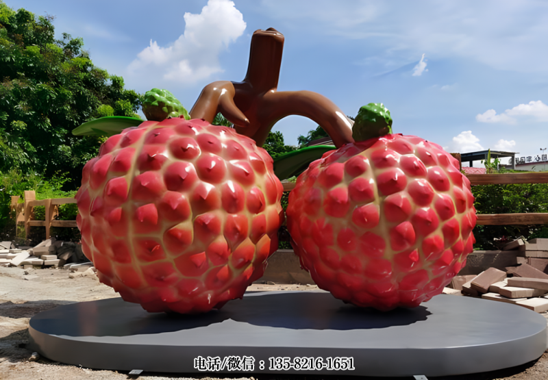 玻璃鋼仿真荔枝雕塑 (1) 玻璃鋼仿真荔枝雕塑 (1)