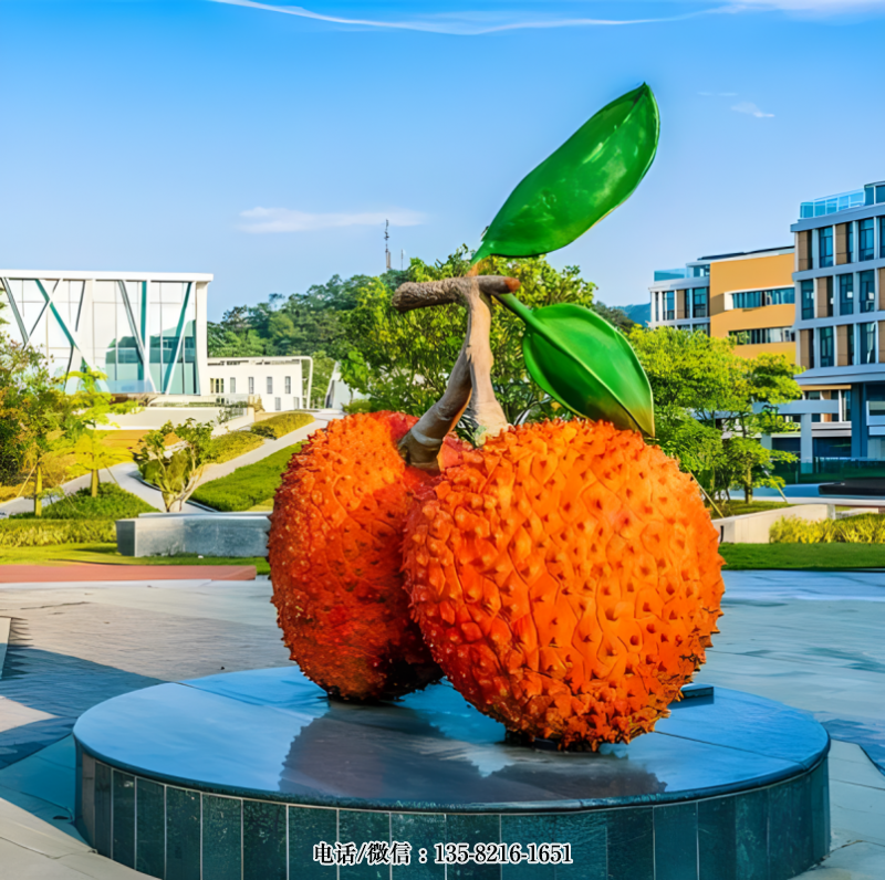 玻璃鋼仿真荔枝雕塑 (3) 玻璃鋼仿真荔枝雕塑 (3)