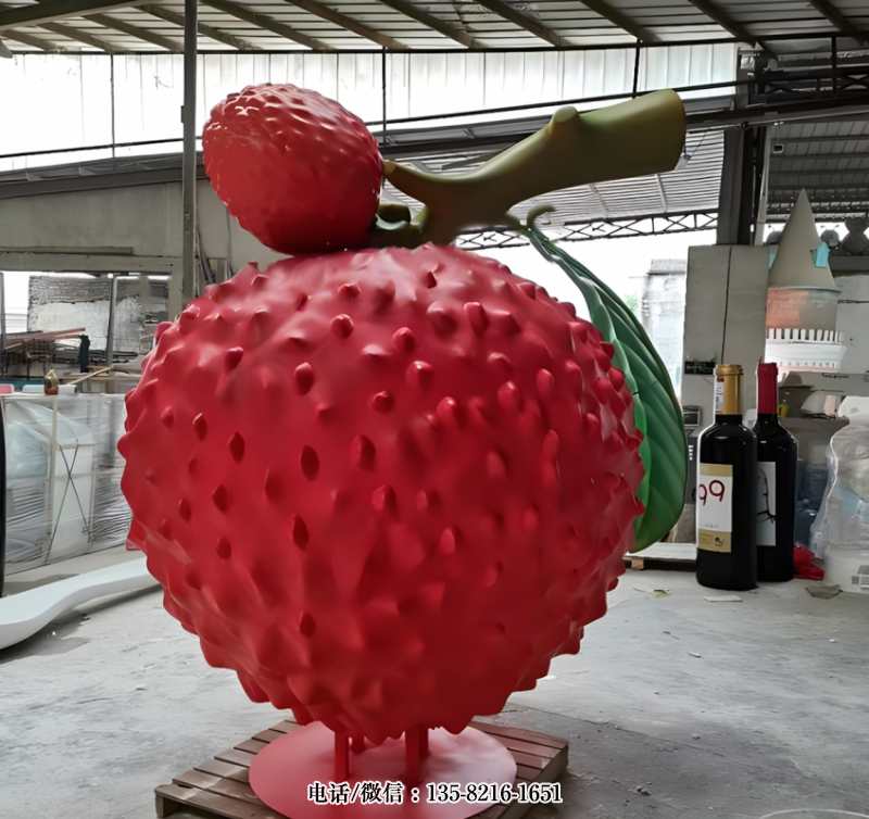 玻璃鋼仿真荔枝雕塑 (4) 玻璃鋼仿真荔枝雕塑 (4)