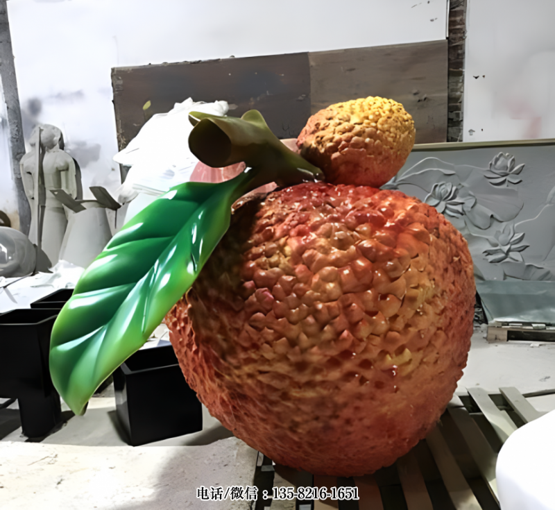 玻璃鋼仿真荔枝雕塑 (5) 玻璃鋼仿真荔枝雕塑 (5)
