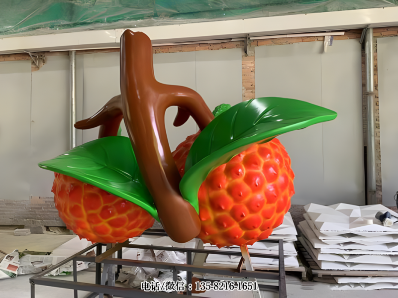 玻璃鋼仿真荔枝雕塑 (6) 玻璃鋼仿真荔枝雕塑 (6)