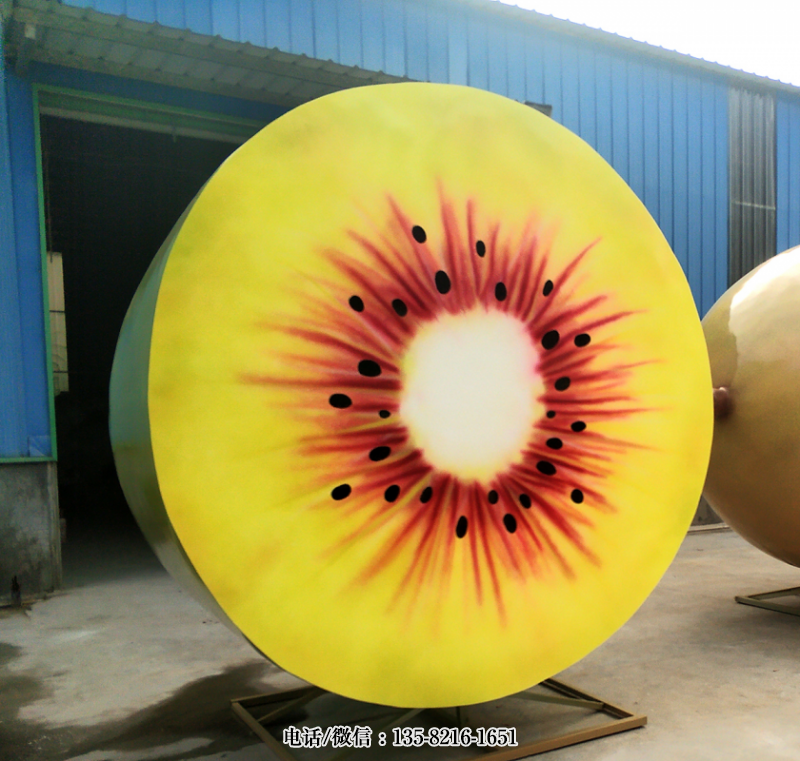 玻璃鋼仿真獼猴桃雕塑 (1) 玻璃鋼仿真獼猴桃雕塑 (1)