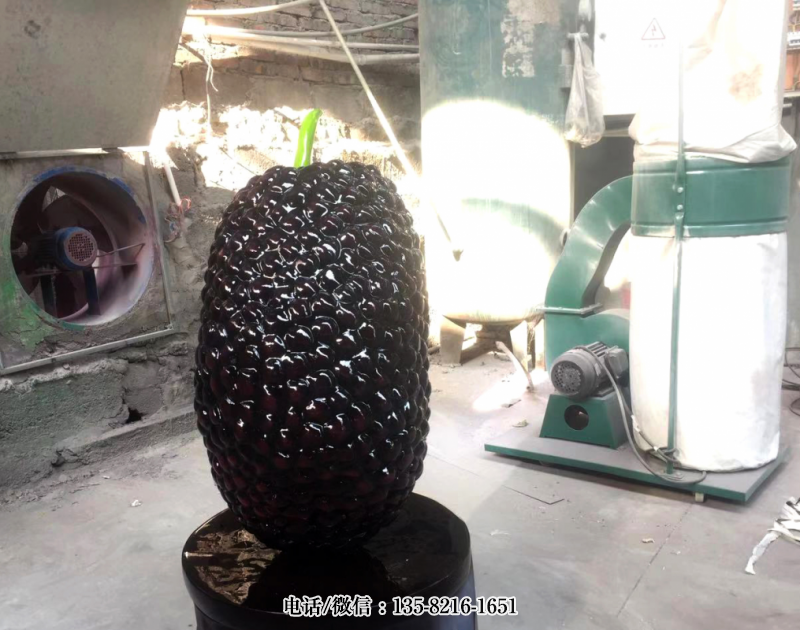 玻璃鋼仿真桑葚雕塑 玻璃鋼仿真桑葚雕塑